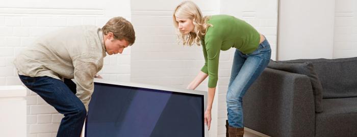 Moving a Flatscreen TV