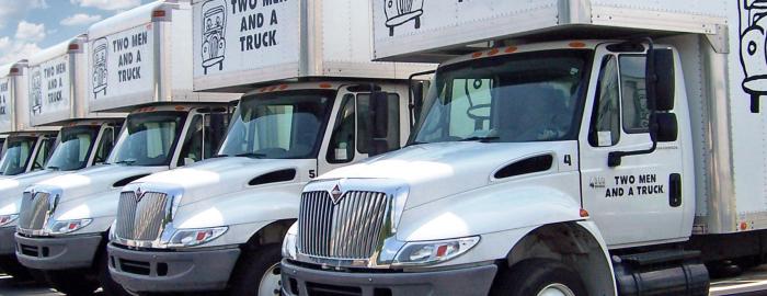 two men and a truck moving fleet